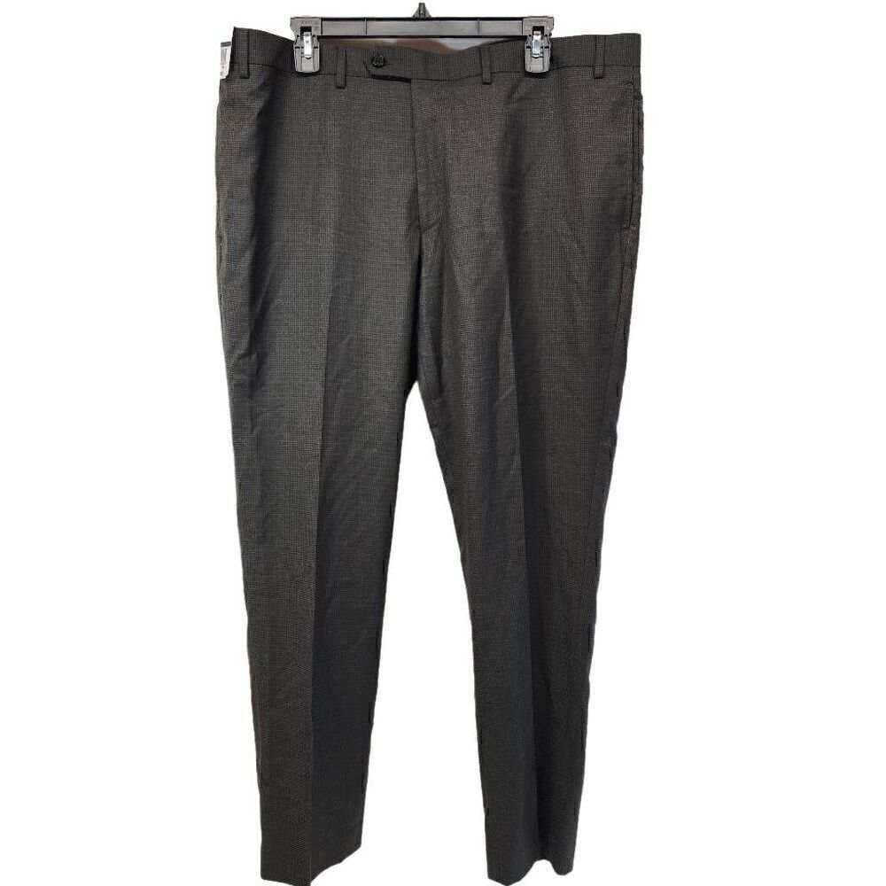 Ralph Lauren Size 40x30 Men's Comfort Flex Flat Front Slim Fit Dress Pants Olive